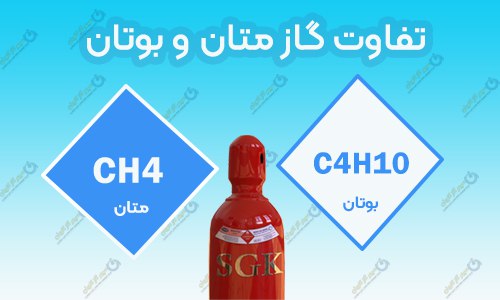 تفاوت گاز متان و بوتان