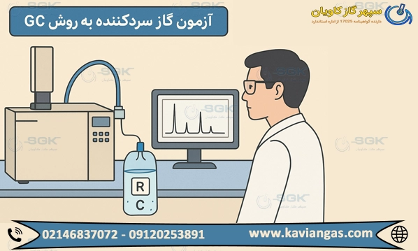 آزمون گاز سردکننده به روش GC