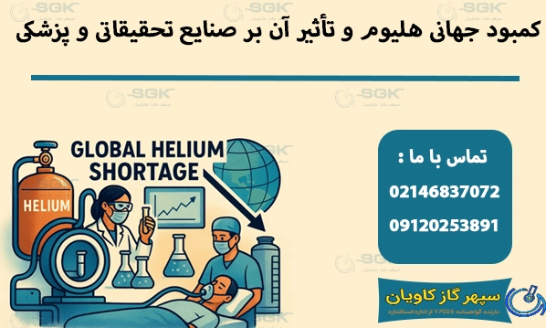 کمبود جهانی هلیوم و تأثیر آن بر صنایع تحقیقاتی و پزشکی